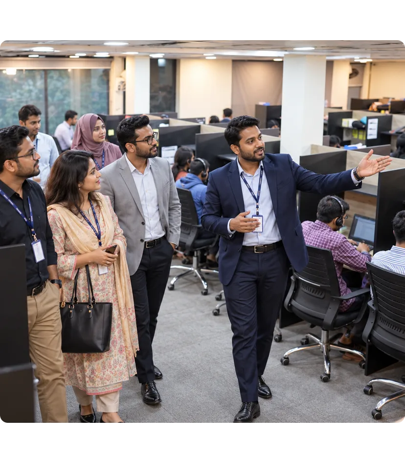 Operix team supporting professional services operations